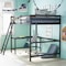 Flash Furniture Espresso Full Loft Bed Frame with Desk and Ladder MH-LBD5-ESP-F-GG - alternate 8